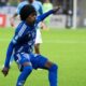 Le joueur haitien Ronaldo Damus jouant pour le GIF Sundsvall