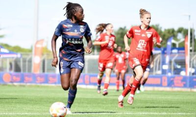 Nerilia Mondesir, balle au pied face au Stade de Reims