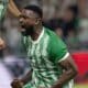 Frantzdy Pierrot criant de joie sous les couleurs du Maccabi Haifa FC